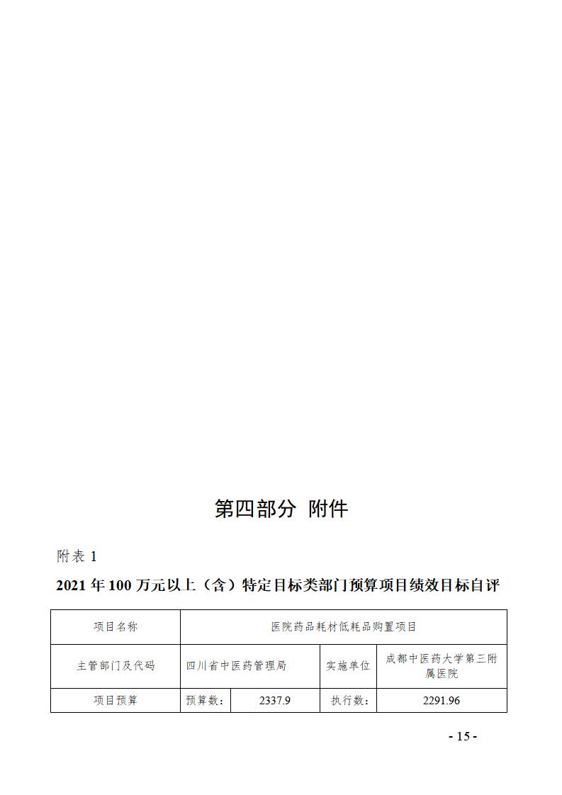 成都中医药大学第三附属医院2021决算公开报告(图15)