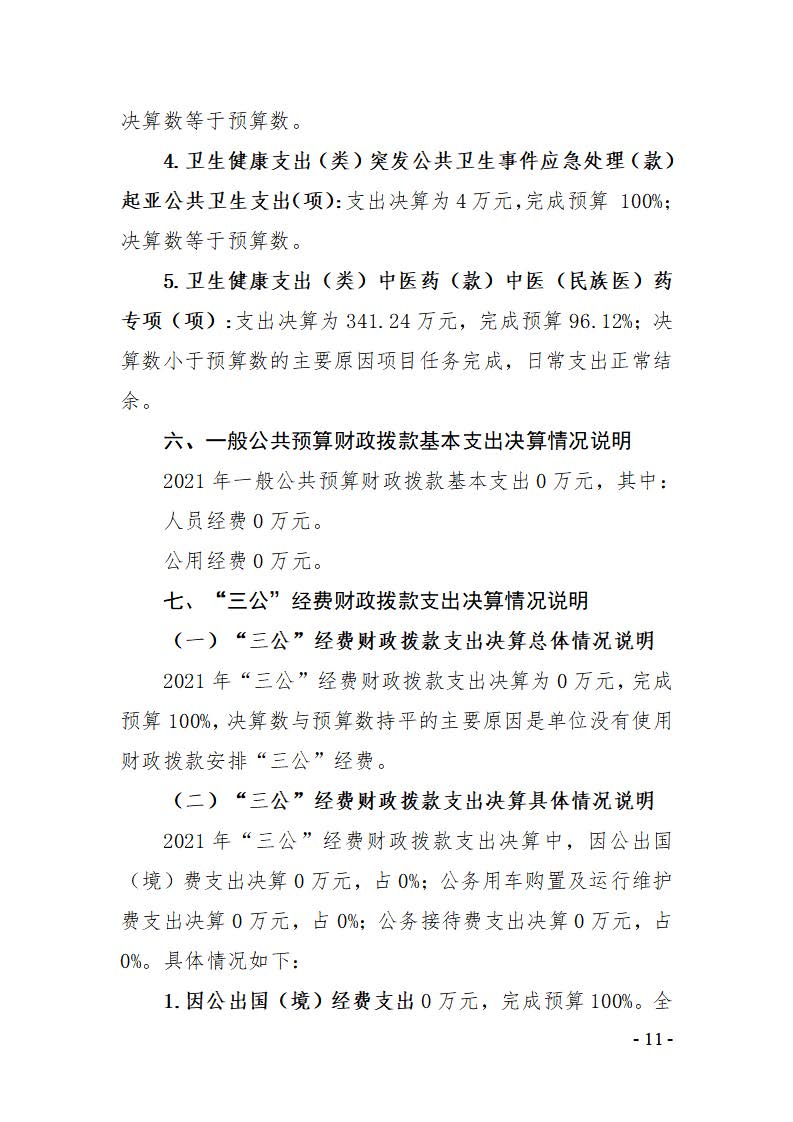 成都中医药大学第三附属医院2021决算公开报告(图11)