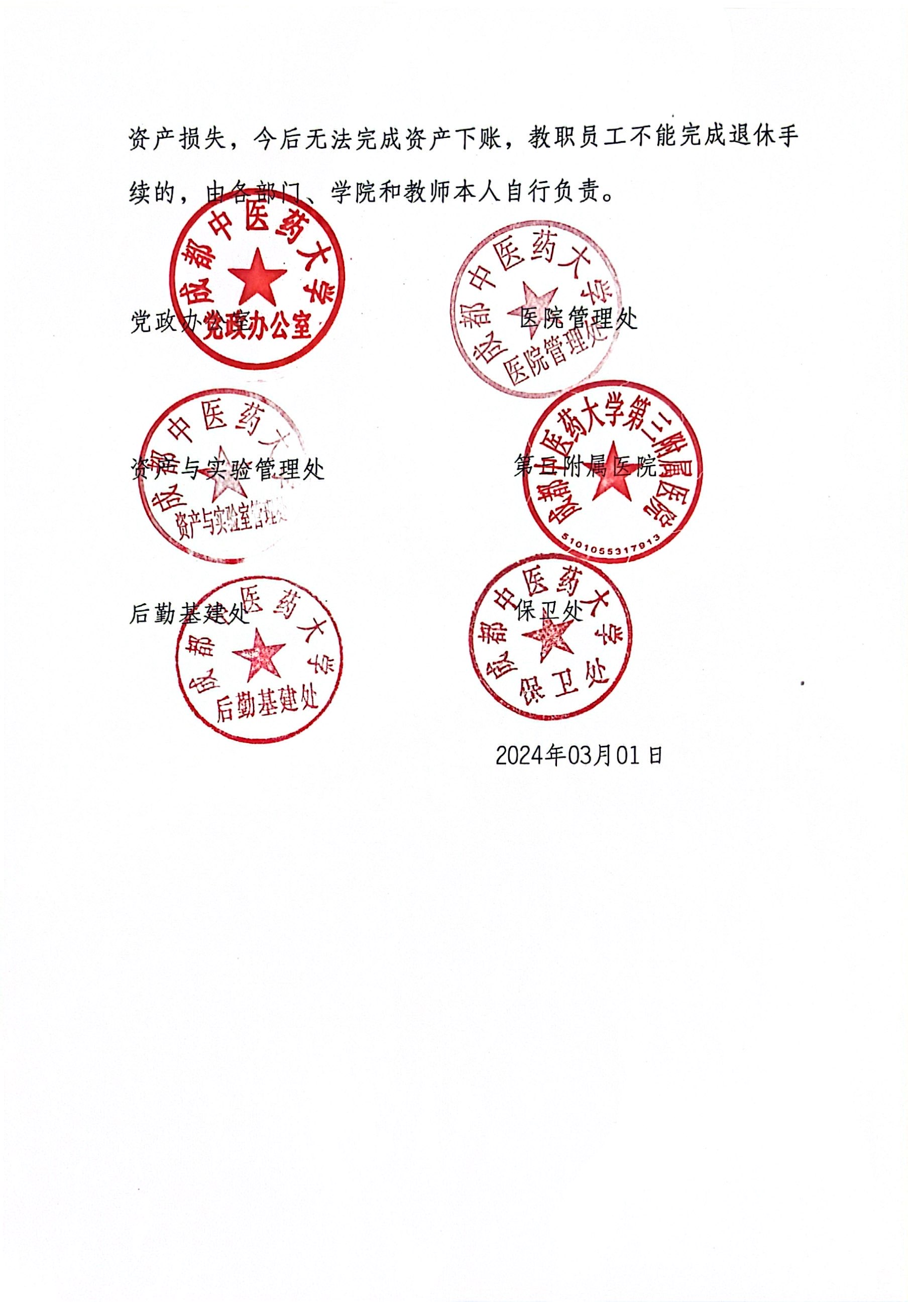 关于清理汪家拐校区资产的通告(图2)